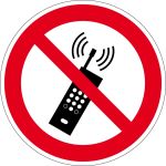 Verbotszeichen - Mobilfunk verboten