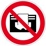 Prohibition Sign - Do not Cover