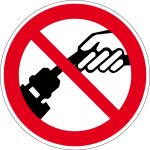 Verbotszeichen - Am Kabel ziehen verboten