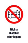 Prohibition sign - Do not turn off or store