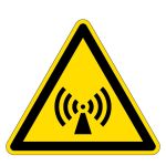 Warnzeichen - Warnung vor elektromagnetischem Feld 