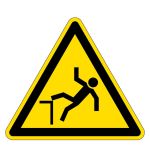 Warnzeichen - Warnung vor Absturzgefahr 