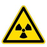 Warnzeichen - Warnung vor radioaktiven Stoffen