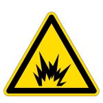 Warnzeichen - Warnung vor Explosionsgefahr
