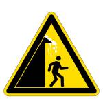 Warnzeichen - Vorsicht Dachlawinen