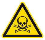Warnzeichen - Warnung vor giftigen Stoffen