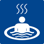 Schwimmbadschild - Whirlpool