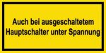 Warnschild - Spannung