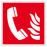 Brandschutzzeichen - Brandmeldetelefon