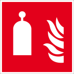 Brandschutzzeichen - Auslösestation für Raumschutz