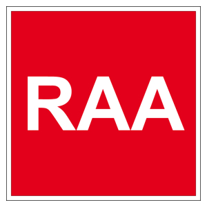 Brandschutzzeichen - RAA - Kunststoff - 5 x 5 cm