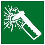 Escape Road Sign - Emergency Hammer