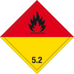 Gefahrgutzeichen - Organische Peroxide  