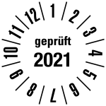 Jahresprüfplakette 2021 | JP621 | Wunschfarbe