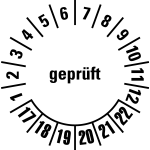 Multi Year Test Plaque 2017 - 2022 | Checked