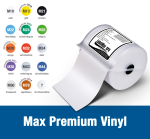 Max Premium Vinyl - verschiedene Farben und Größen - LabelMax