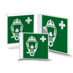 Nose or flag shield | Escape sign - escape guards (E029)