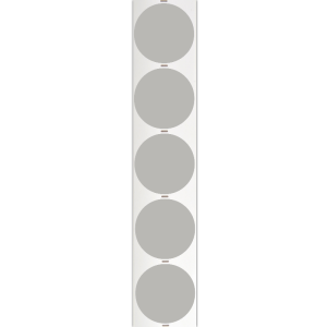 LabelMax | Etiketten Rund Ø 75 mm | 300 Stück pro Rolle
