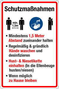 Hinweisschild 