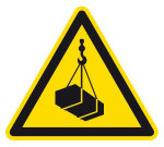 Warnzeichen - Warnung vor schwebender Last