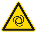 Warnzeichen - Warnung vor automatischem Anlauf