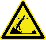 Warnzeichen - Warnung vor Objekten im Wasser
