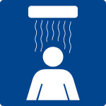 Swimming pool sign - hairdryer