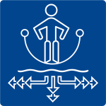 Schwimmbadschild - Direktes Verlassen des Eintauchbereiches