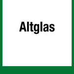 Wertstoffkennzeichen - Altglas