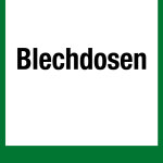 Wertstoffkennzeichen - Blechdosen