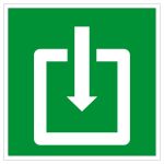 Fluchtwegschild - Eingang  