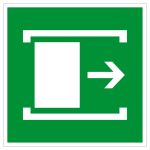 Fluchtwegschild - Schiebetür  