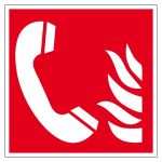 Brandschutzzeichen - Brandmeldetelefon