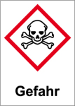 GHS Kennzeichnung - Gefahr, akute Toxizität  