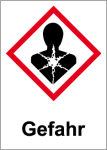 GHS Labeling - Danger, harmful to health