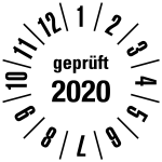 Jahresprüfplakette 2020 | JP620 | Wunschfarbe